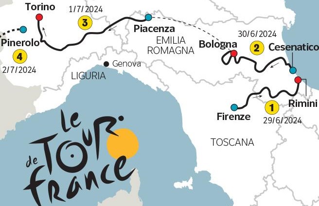 Tour de France 2024: la Grande Partenza italiana